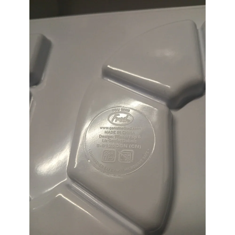 Fred Dinner Winner Kids Fun Game Plates: Dinosaur Picky‎ Eater Autism Friendly